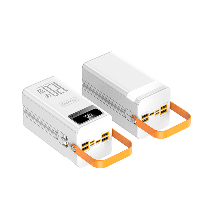 OB12 30000MAH 22.5W LED light 4 in 1 cable  Fast charging power bank