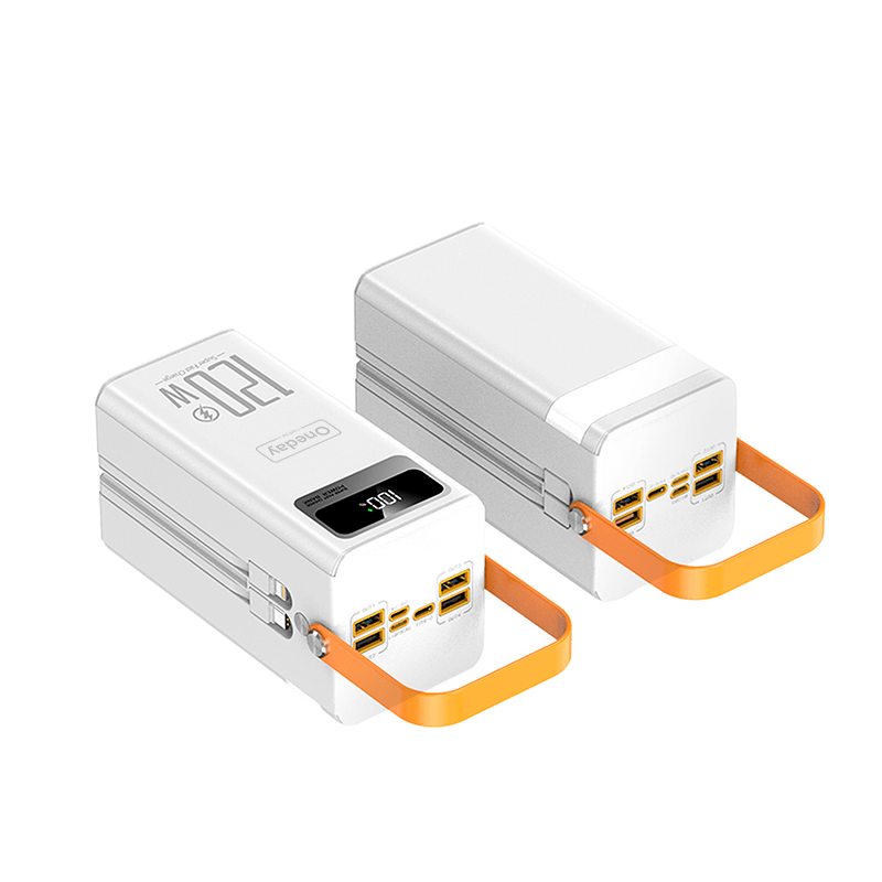 OB12 30000MAH 22.5W LED light 4 in 1 cable  Fast charging power bank