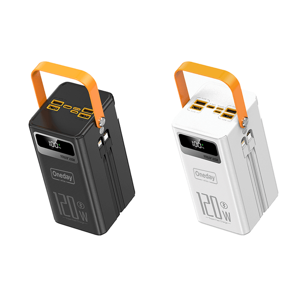 OB12 30000MAH 22.5W LED light 4 in 1 cable  Fast charging power bank