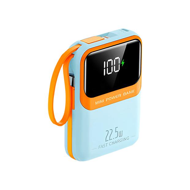 OB16 Yoty 10000mah 22.5W fast charging T-ypec + IPH cable  Mini power bank