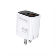 Custom Oneday EC03 45W Dual Port USB + T-ypec GaN Charger with EU Plug Fast Charging Adapters & Chargers