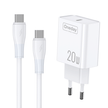 Customizable Oneday OC06 EU/US/UK 20W T-ypec Single  Port Charger Super Adapter Fast Charging Wall Cell Phone Charger