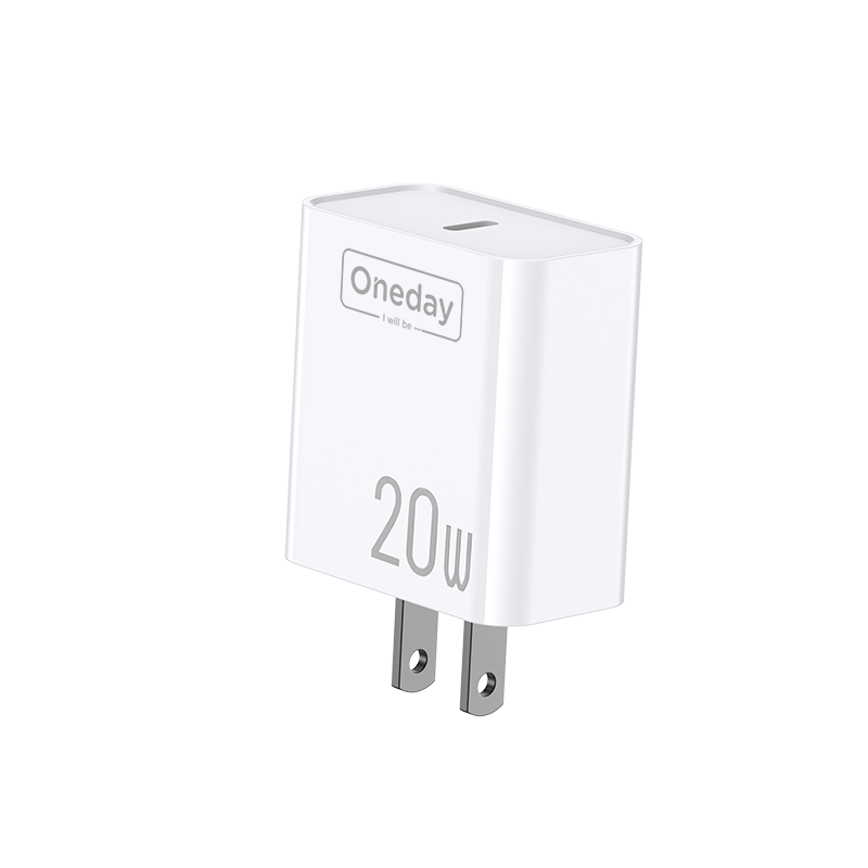 Customizable Oneday OC06 EU/US/UK 20W T-ypec Single  Port Charger Super Adapter Fast Charging Wall Cell Phone Charger