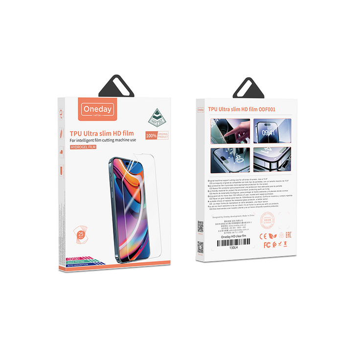 ODF001 HD clear TPU film (25PCS/BOX)