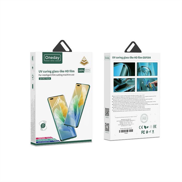 ODF004 HD 6H Glass-like  UV film (25PCS / BOX)