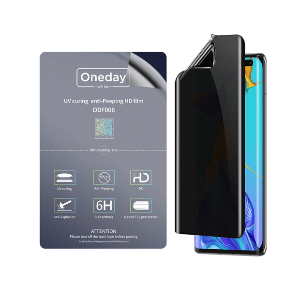 ODF006 HD 6H Glass-like anti-spy UV film (25PCS / BOX)
