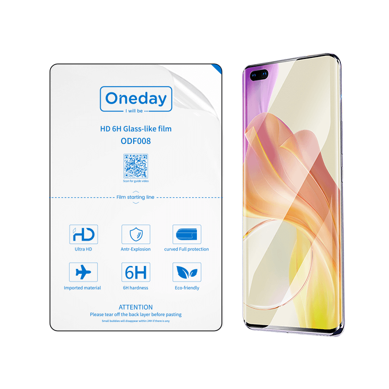 ODF008 HD 6H Glass-like UV film (25PCS / BOX)