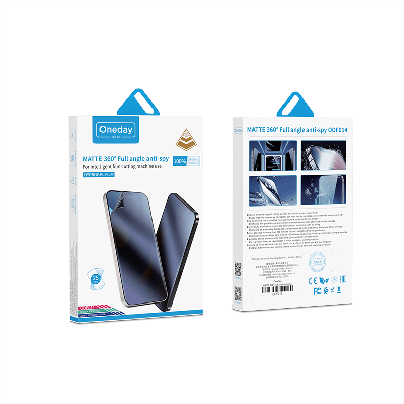 ODF014 MATTE 360° Full angle anti-spy TPU film (25PCS/BOX)