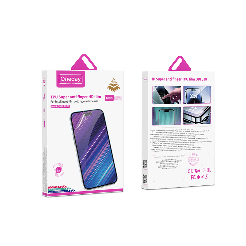 ODF018 HD Super anti finger TPU film (25PCS/BOX)