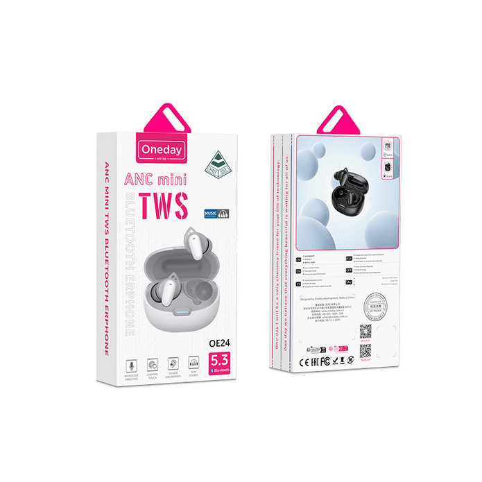 Oneday OE24 ANC mini TWS Blue tooth Ear phone