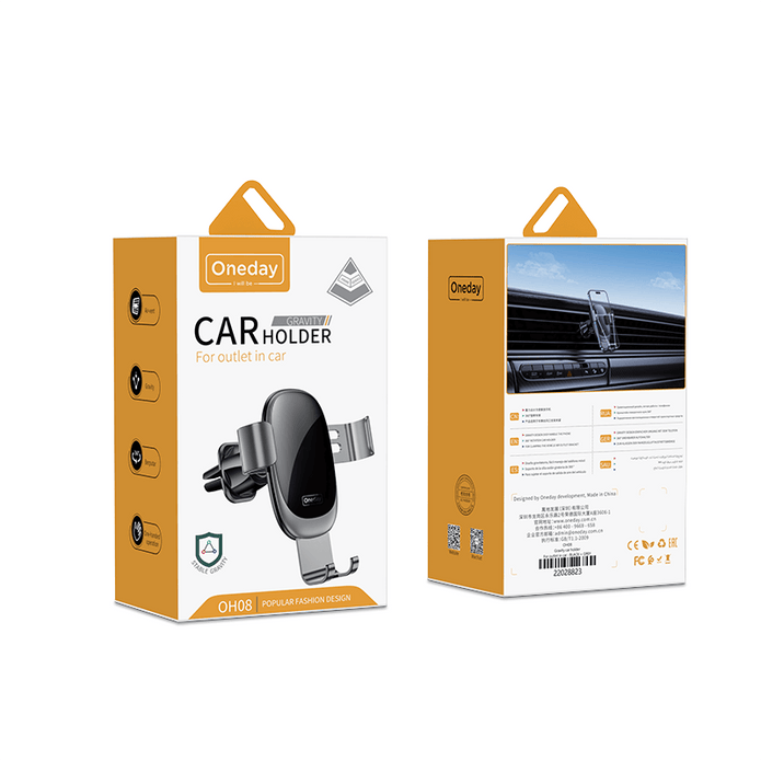 Oneday Customized OH08 Gravity car holder For outlet in car