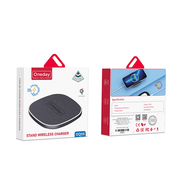 Oneday OQ05 15W QI Stand wireless charger