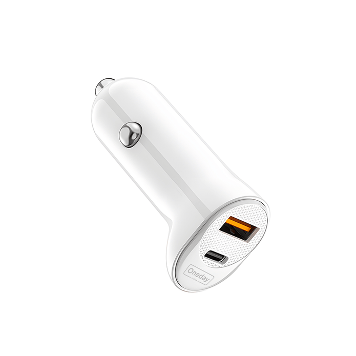 Oneday Customized OR08 38W USB + TYPEC  dual port fast car charger