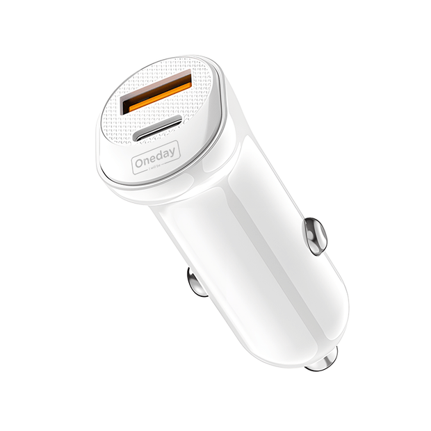 Oneday Customized OR08 38W USB + TYPEC  dual port fast car charger