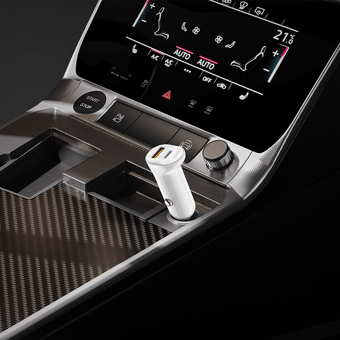 Oneday Customized OR08 38W USB + TYPEC  dual port fast car charger