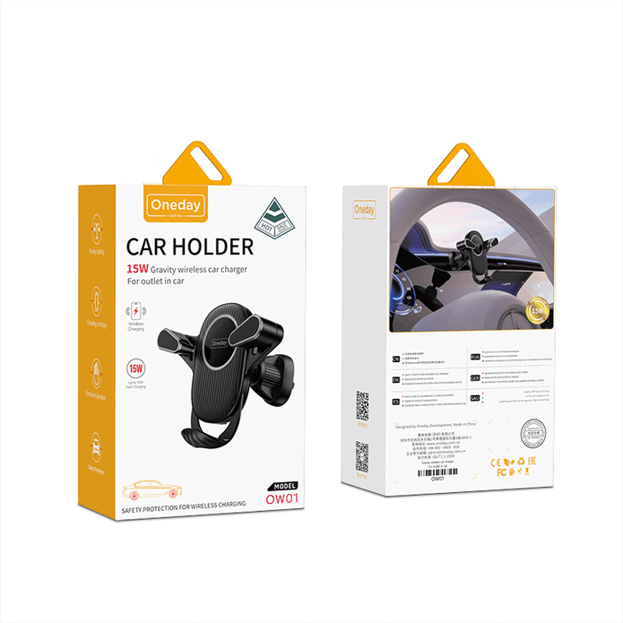 Oneday OW01 Gravity wireless car charger For outlet in car