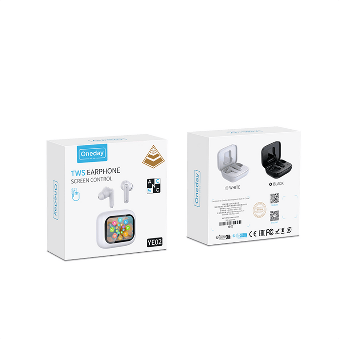 Oneday YE02 ANC & ENC TWS Blue tooth Earphone with APP