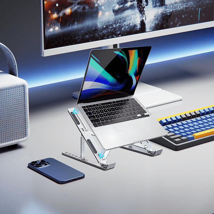 Oneday Customized YH06  Deformable  aluminum Tablet / laptop desk holder