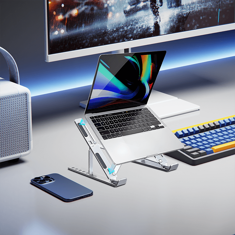 Oneday Customized YH06  Deformable  aluminum Tablet / laptop desk holder
